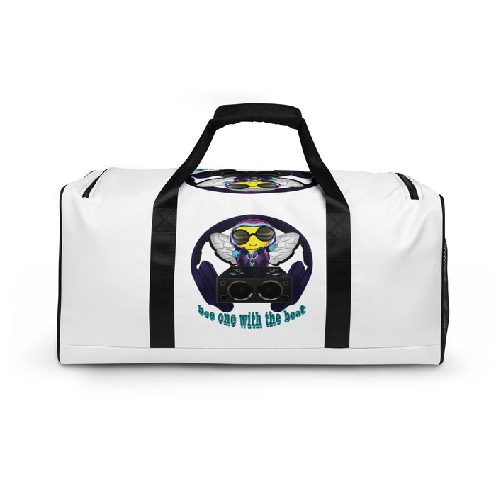 Cool & Cute BLUE BEE 1 WITH THE BEAT Duffle bag