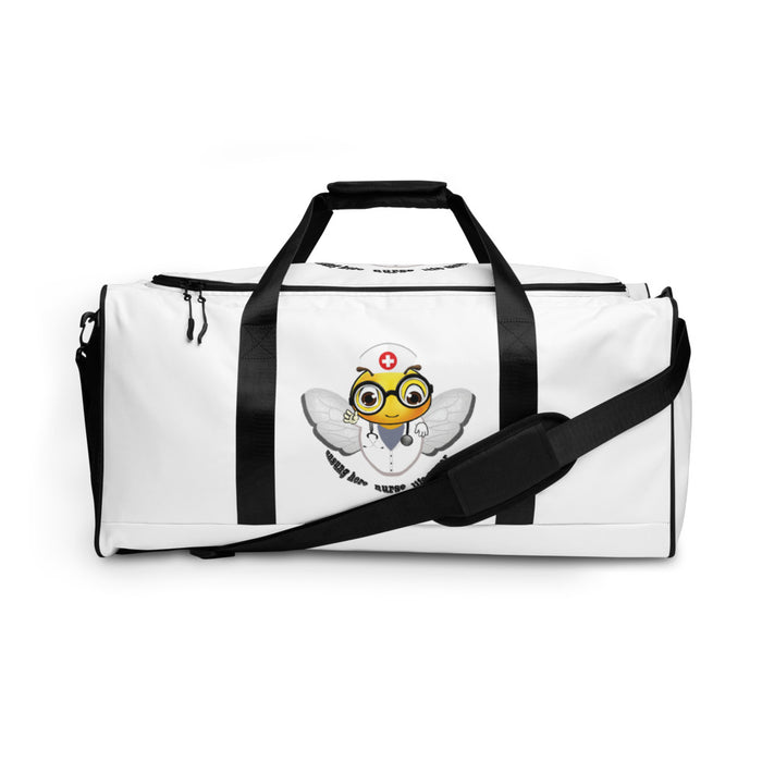 Cute NURSE BEE Duffle bag