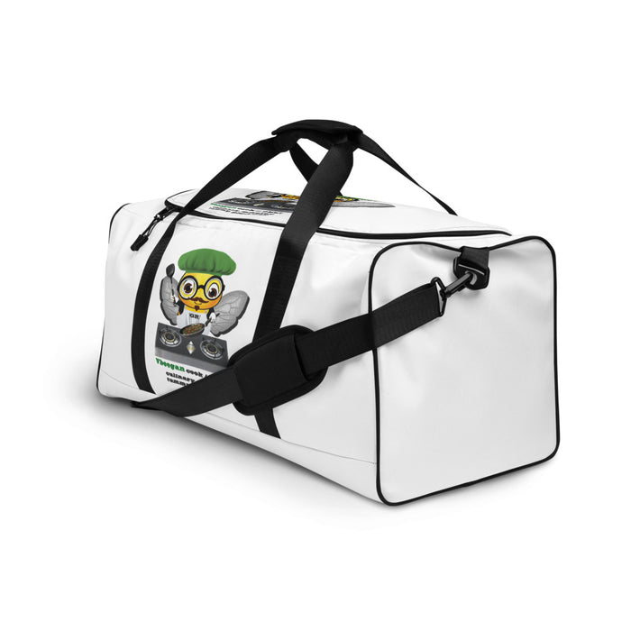 Cute VEGAN BEE CHEF Duffle bag