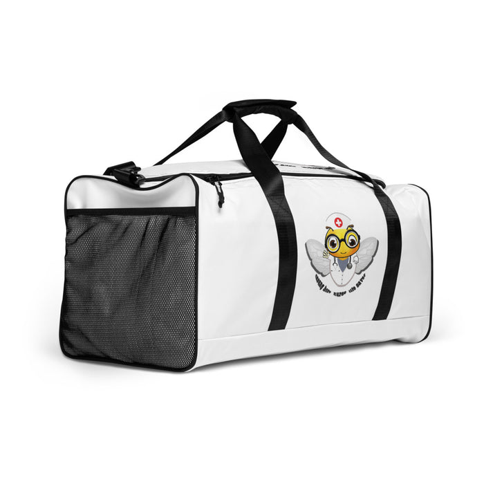 Cute NURSE BEE Duffle bag