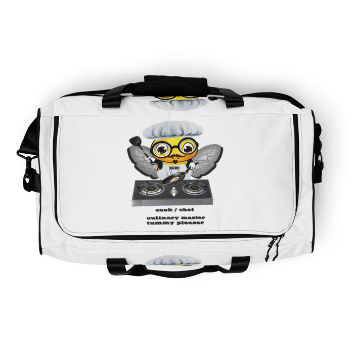 Cute CHEF BEE Duffle bag