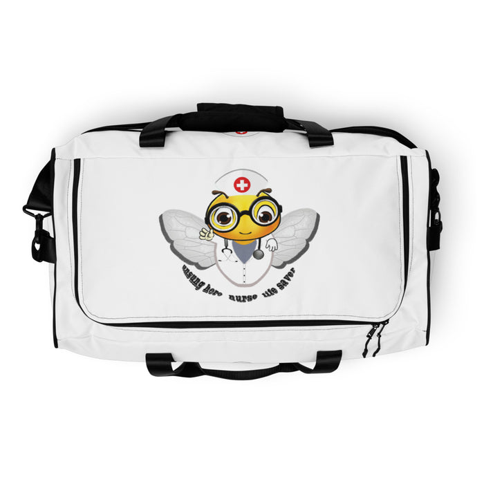 Cute NURSE BEE Duffle bag