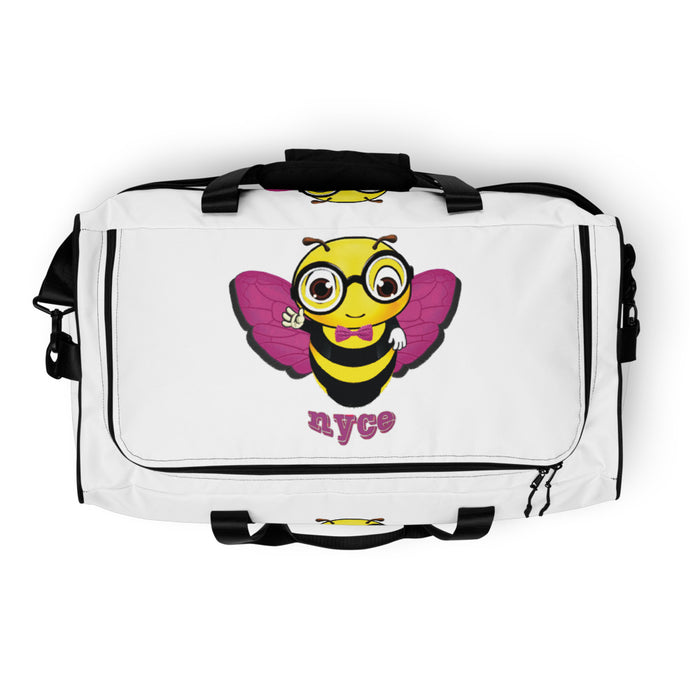 Cute pink BEE NYCE Duffle bag