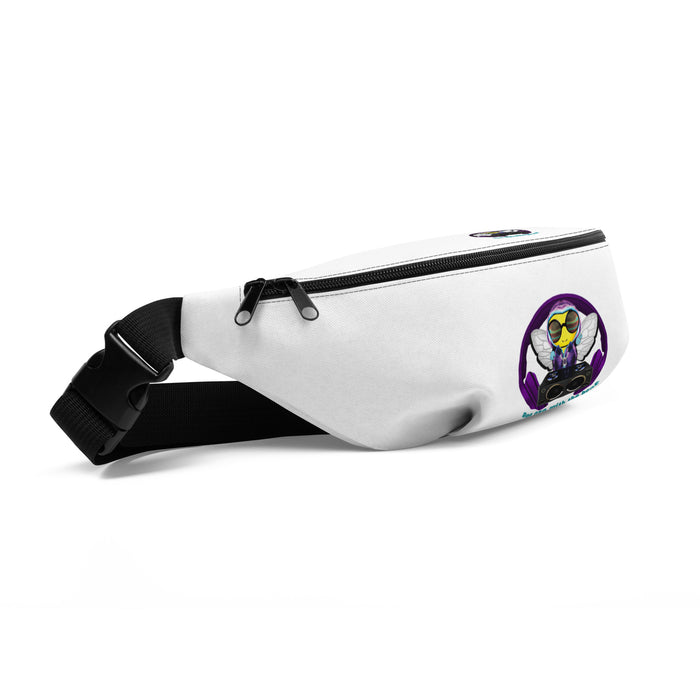 Cool & Cute PURPLE BEE 1 WITH THE BEAT Fanny Pack / Bag