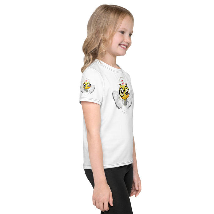 Girl Bee Collection Cute NURSE BEE Kids T-Shirt