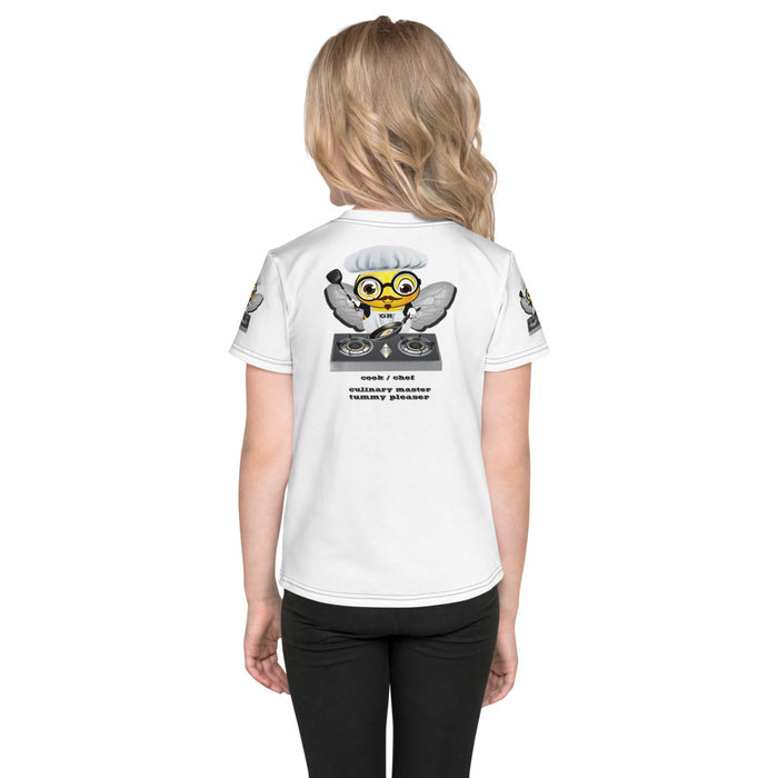 Girl Bee Collection Cute CHEF BEE Kids T-Shirt