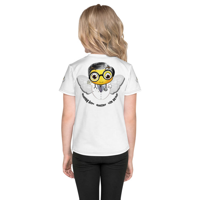 Girl Bee Collection Cute DOCTOR / MEDICO BEE Kids T-Shirt