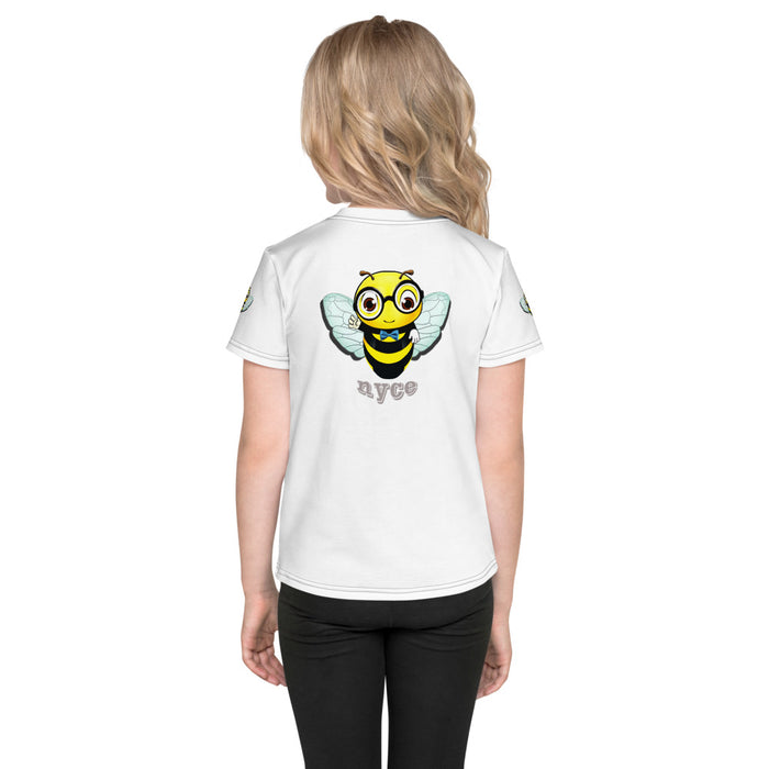 Girl Bee Collection Cute BEE NYCE crew neck t-shirt