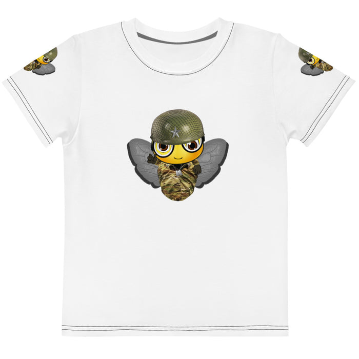 BOY BEE Collection Cute SOLDIER / MILITARY BEE Kids T-Shirt