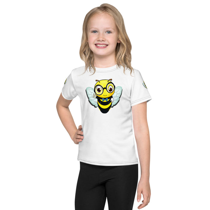 Girl Bee Collection Cute BEE NYCE crew neck t-shirt