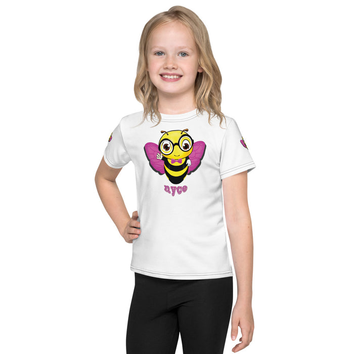 Girl Bee Collection Cute Pink BEE NYCE Kids T-Shirt