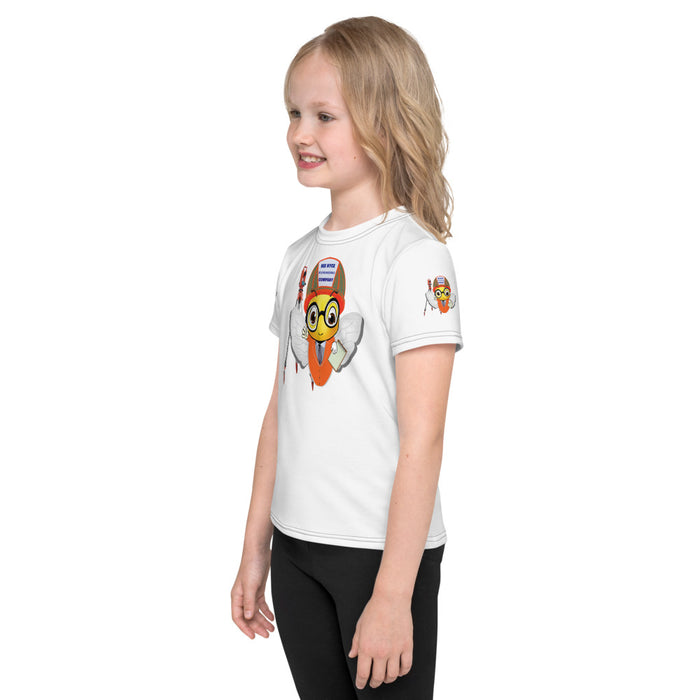 Girl Bee Collection Cute ENGINEER / INGENIERO BEE Kids T-Shirt