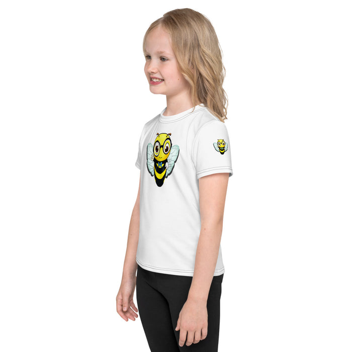 Girl Bee Collection Cute BEE NYCE crew neck t-shirt