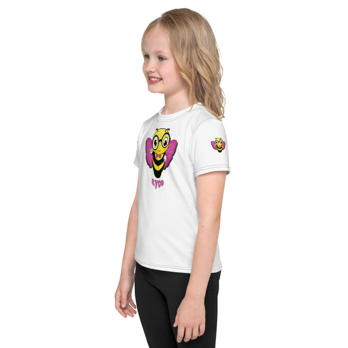 Girl Bee Collection Cute Pink BEE NYCE Kids T-Shirt