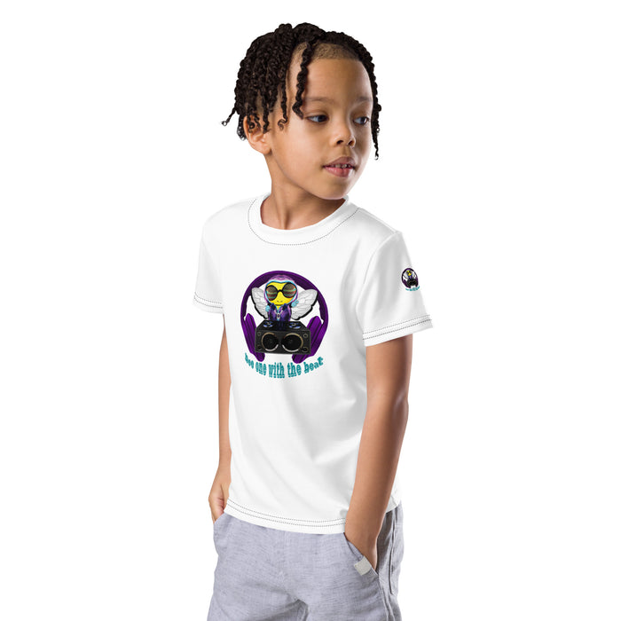 Boy Bee Collection Cool & Cute BEE 1 WITH THE BEAT PURPLE T-Shirt