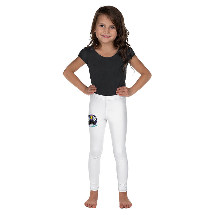 Girl Bee Collection Cool & Cute BLUE BEE 1 WITH THE BEAT Kid's Leggings