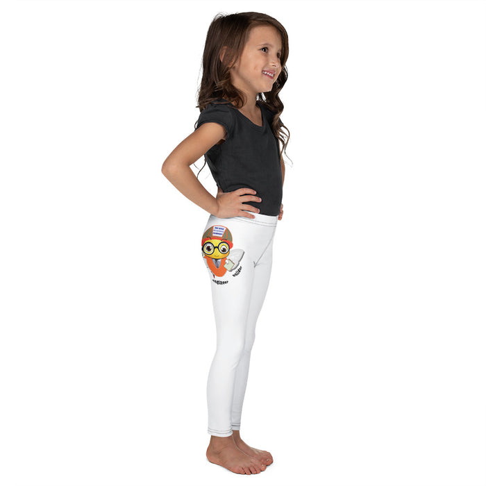 Girl Bee Collection Cute ENGINEER / INGENIERO BEE Kid's Leggings