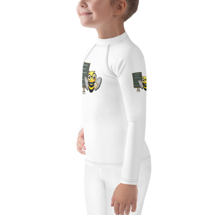 Girl Bee Collection Cute GURU / TEACHER BEE Kids Rash Guard