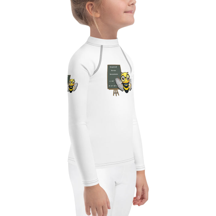 Girl Bee Collection Cute GURU / TEACHER BEE Kids Rash Guard