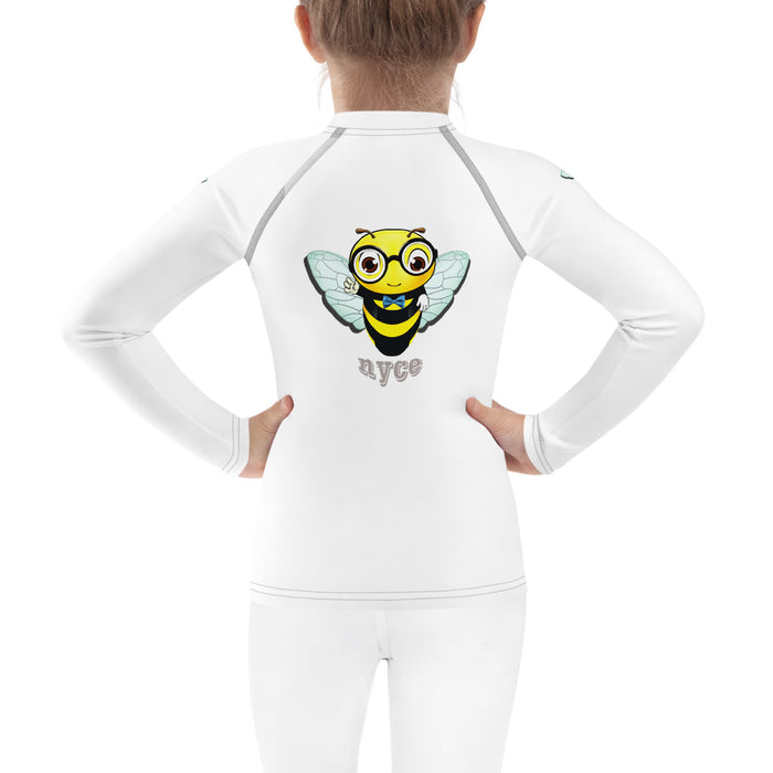 Girl Bee Collection Cute BEE NYCE Kids Rash Guard