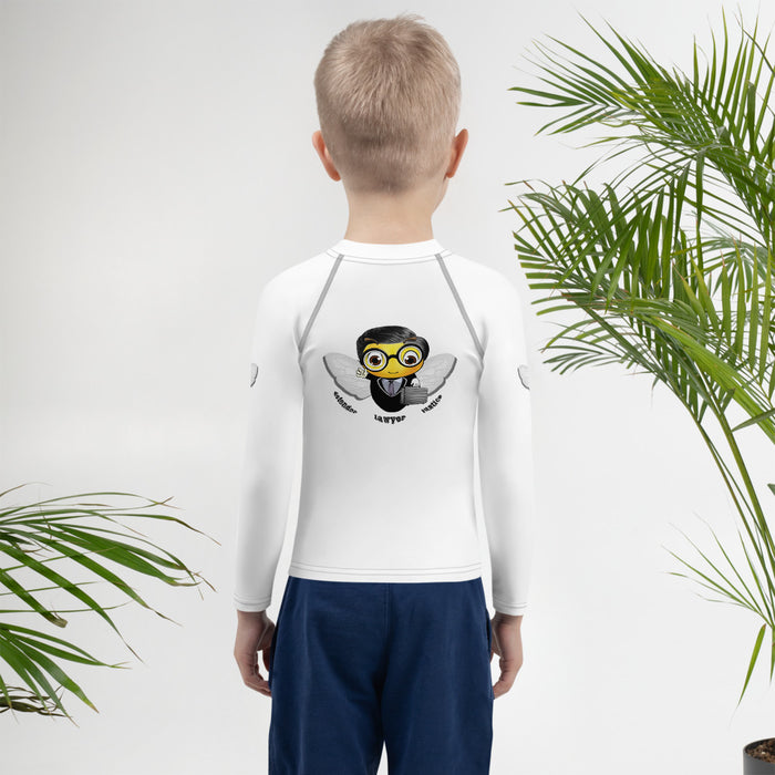 Boy Bee Collection LAWYER / ATTORNEY BEE Kids Rash Guard