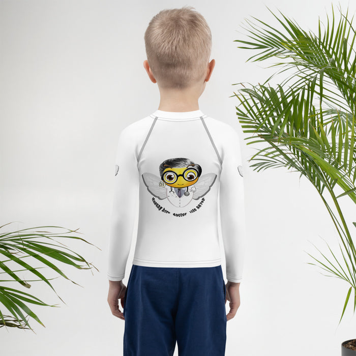 BOY BEE Collection Cute DOCTOR / MEDICO BEE Kids Rash Guard