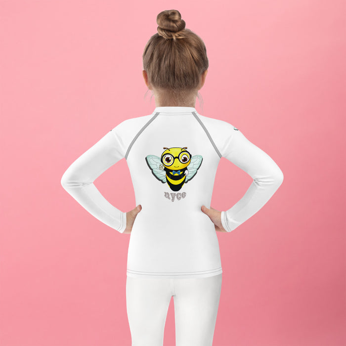 Girl Bee Collection Cute BEE NYCE Kids Rash Guard