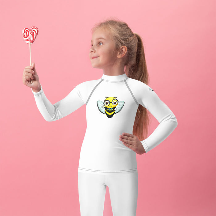 Girl Bee Collection Cute BEE NYCE Kids Rash Guard