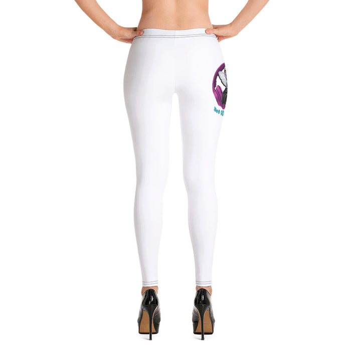 Cool & Cute PINK BEE 1 WITH THE BEAT Leggings