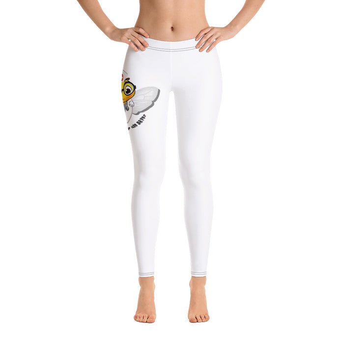 Cute NURSE BEE Leggings