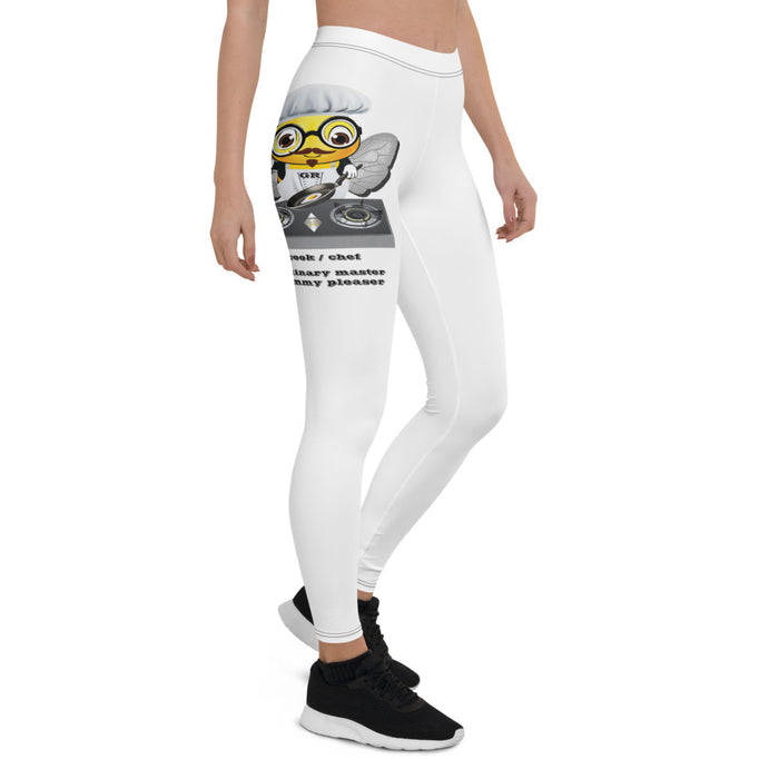 Cute CHEF BEE Leggings