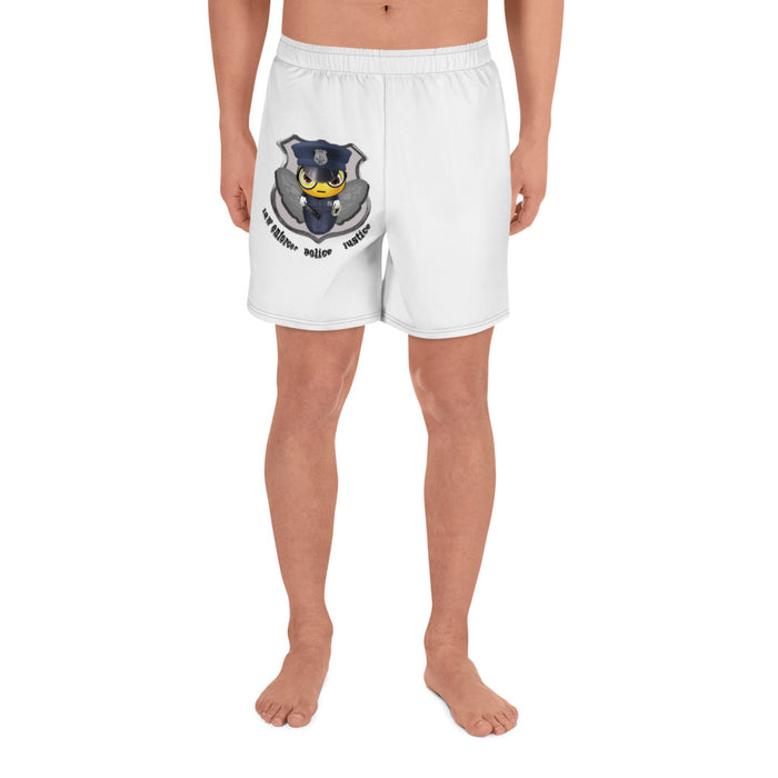 Cute COP / POLICE BEE Men's Athletic Long Shorts