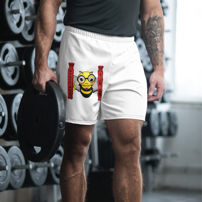 Cute BRUCE BEE Men's Athletic Long Shorts