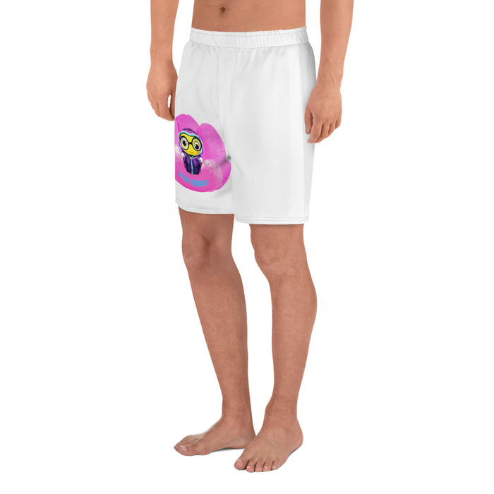 Cute BEE C0MFIE Men's Athletic Long Shorts