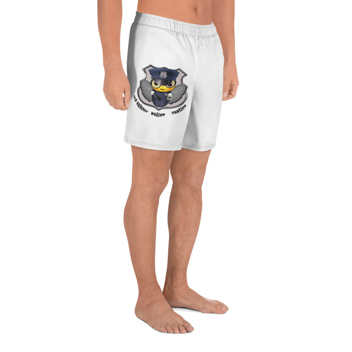 Cute COP / POLICE BEE Men's Athletic Long Shorts