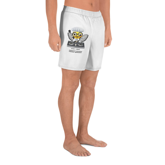 Cute CHEF BEE Men's Athletic Long Shorts