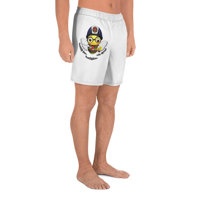 Cute FIREFIGHTER BEE Men's Athletic Long Shorts