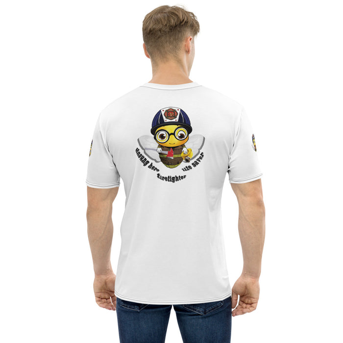 Cute FIREFIGHTER BEE Men's T-shirt