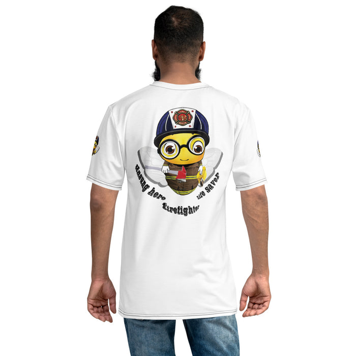 Cute FIREFIGHTER BEE Men's T-shirt