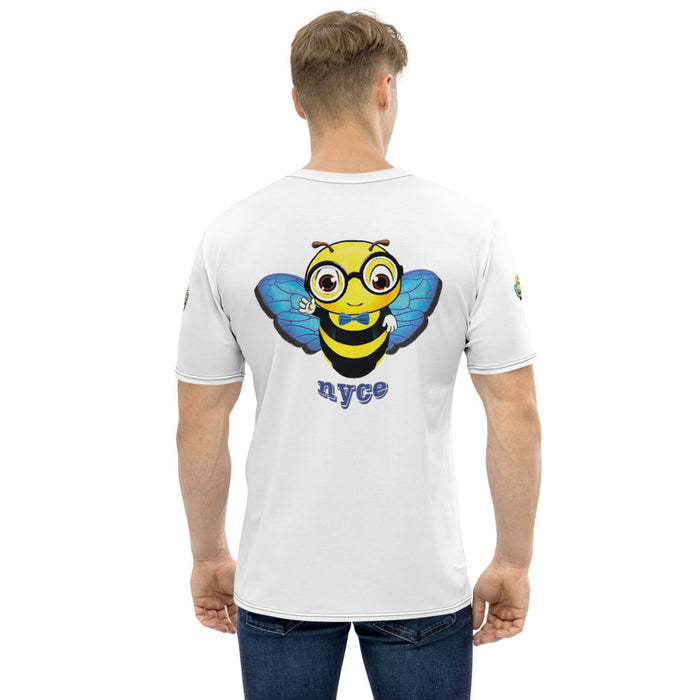 Cute blue BEE NYCE Men's T-shirt