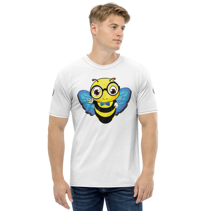 Cute blue BEE NYCE Men's T-shirt