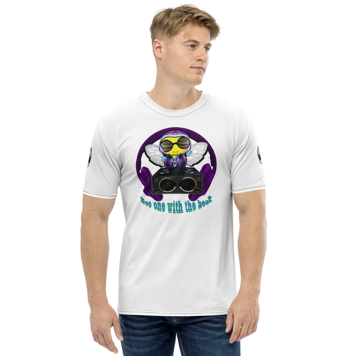 Cool & Cute BEE 1 WITH THE BEAT PURPLE Men's T-shirt