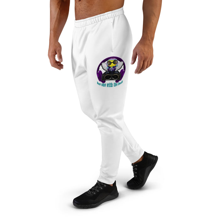 Cool & Cute BEE 1 WITH THE BEAT PURPLE Men's Joggers