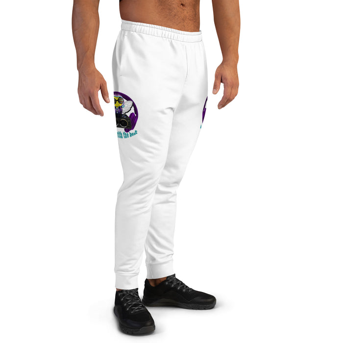 Cool & Cute BEE 1 WITH THE BEAT PURPLE Men's Joggers