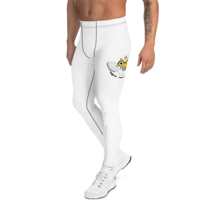 Cute NURSE BEE Men's Leggings