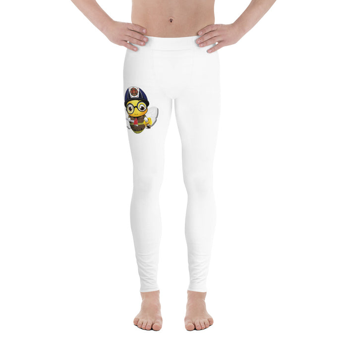 Cute FIREFIGHTER BEE Men's Leggings