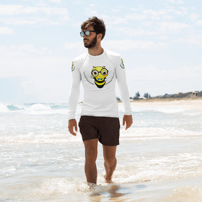 Cute BEE NYCE Men's Rash Guard