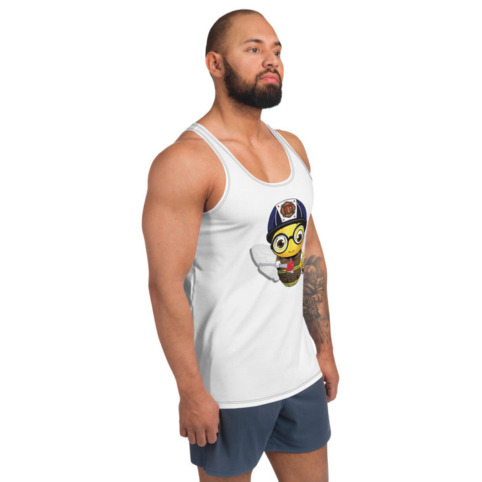 Cute FIREFIGHTER BEE Unisex Tank Top