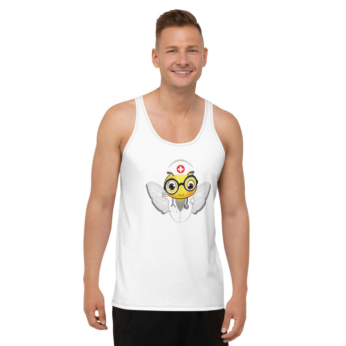 Cute NURSE BEE Unisex Tank Top