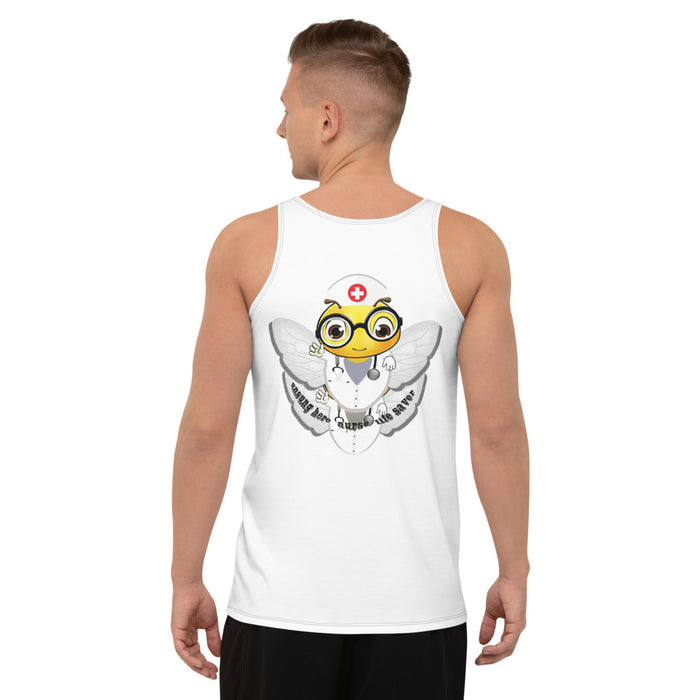 Cute NURSE BEE Unisex Tank Top